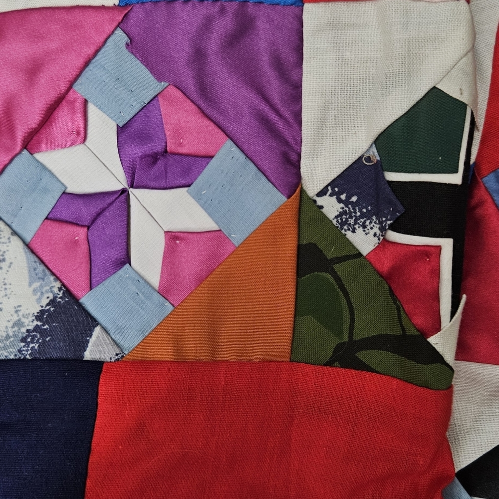 NWOT Chinese Bai Jia Bei Quilt Trapestry - Picture 9 of 11